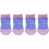 Chaussettes antidérapantes bleu/rose
