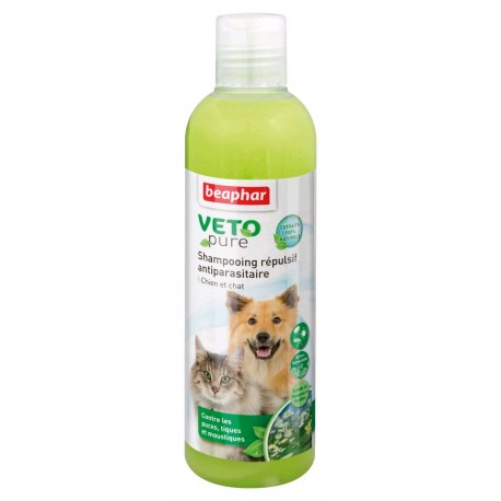 PATTES A STRASS - Shampooing répulsif antiparasitaire pour chien et chat