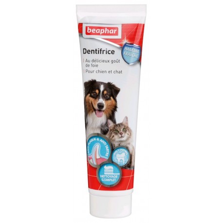 PATTES A STRASS - Dentifrice haleine fraîche pour chien et chat