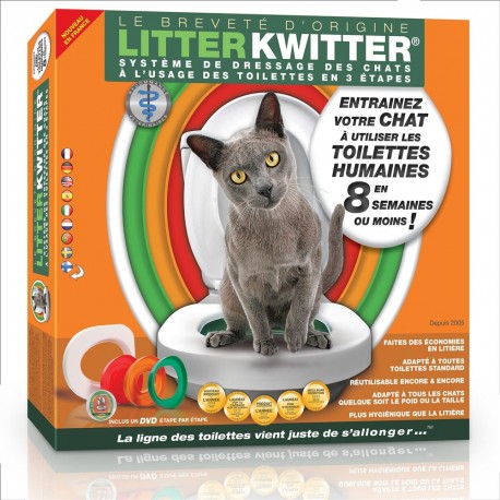 PATTES A STRASS PARIS - KIT DE TOILETTE POUR CHAT LITTER KWITTER