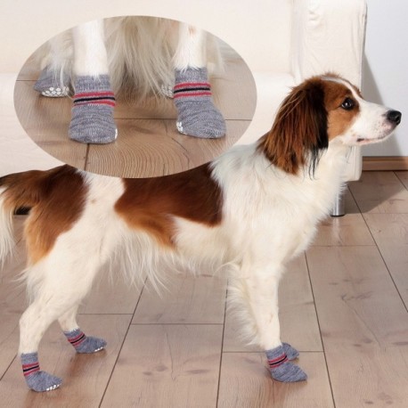 Chaussettes antidérapantes pour chien