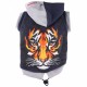 PATTES A STRASS - Sweat à Capuche tête de Tigre