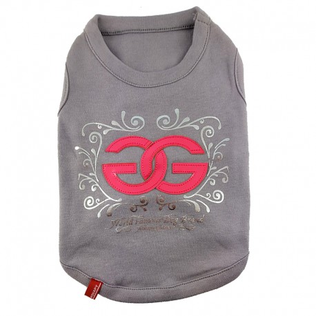 T-shirt glamour « GG Famous World » pour chien