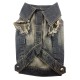 Blouson en jean noir pirate pour chien