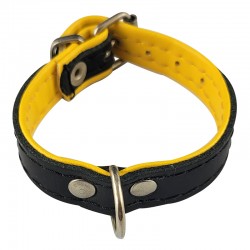 Collier pour chien "SMOOTH" en cuir doublé imitation cuir