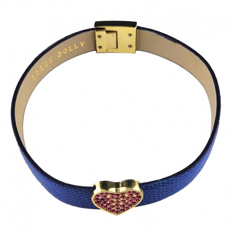 PATTES A STRASS - Collier d’apparat pour chien - Cœur de strass