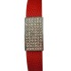 Collier d’apparat pour chien - Strass en rectangle
