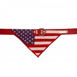 Collier pour chien bandana "USA" – style américain et confort garanti