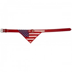Collier pour chien bandana "USA" – style américain et confort garanti
