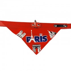 Collier bandana pour chien "Paris"