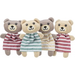Petit ours en tissu pour chat