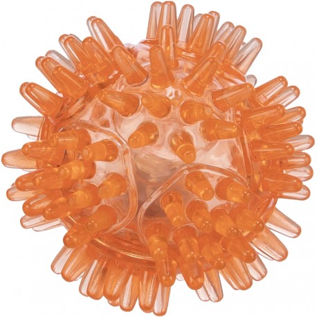 Balle hérisson en TPR pour chien