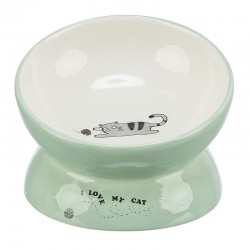 Gamelle en céramique surélevée pour chat