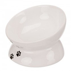 Gamelle en céramique surélevée pour chat