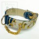 Collier Diana en cuir artisanal pour chien - Luxe Paris