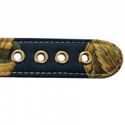 Collier Diana en cuir artisanal pour chien - Luxe Paris