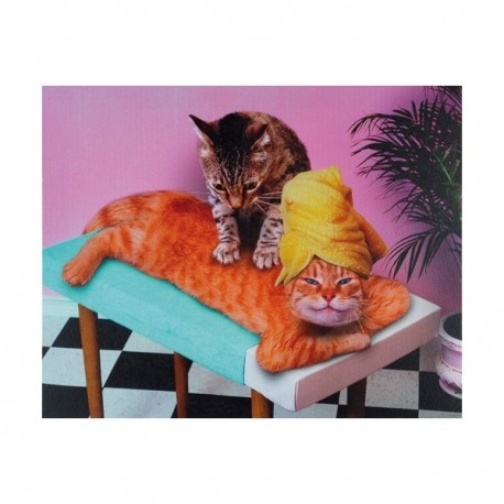 Tableau photo sur toile salon de massage