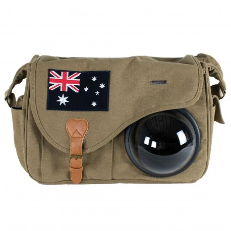 Sac besace cosmonaute avec bulle pour chien et chat