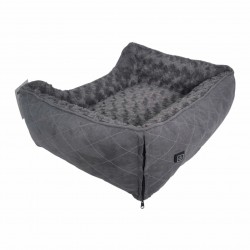 Corbeille chauffante Hot Winter grise pour chien et chat