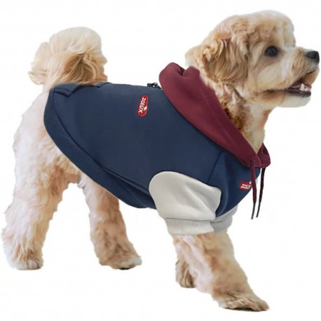 Sweat à capuche Zolux tricolore pour chien