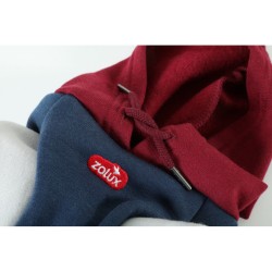 Sweat à capuche Zolux tricolore pour chien