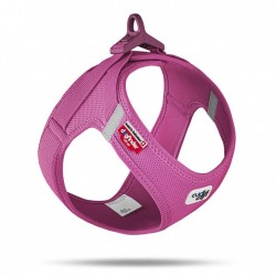 Harnais Veste curli Boucle Air-Mesh ROSE FUSHIA pour chien